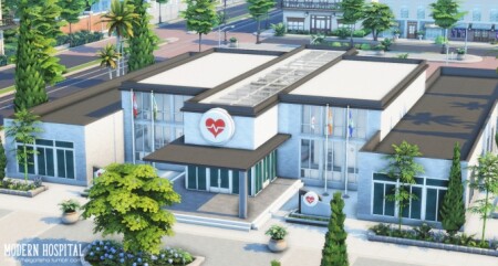 Modern hospital at Helga Tisha