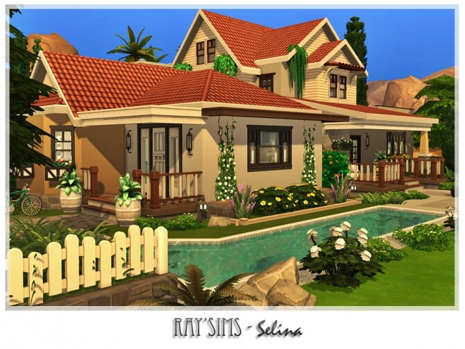 Sims 4 Selina house by Ray Sims at TSR