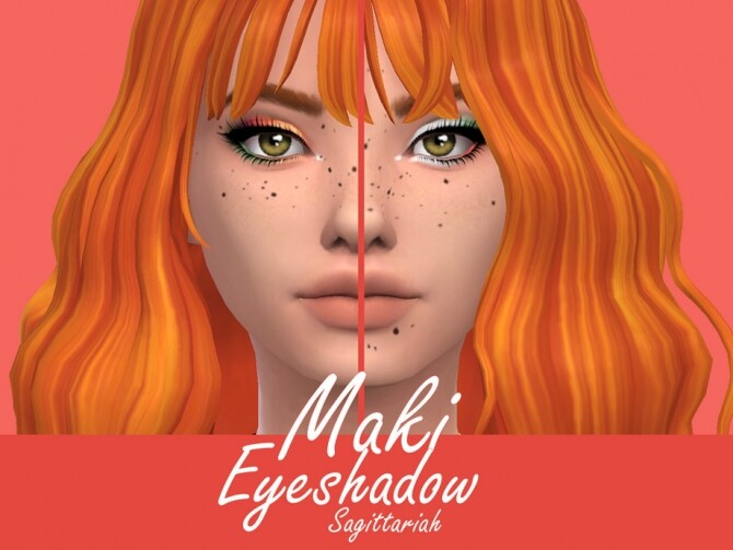 Sims 4 Maki Eyeshadow by Sagittariah at TSR