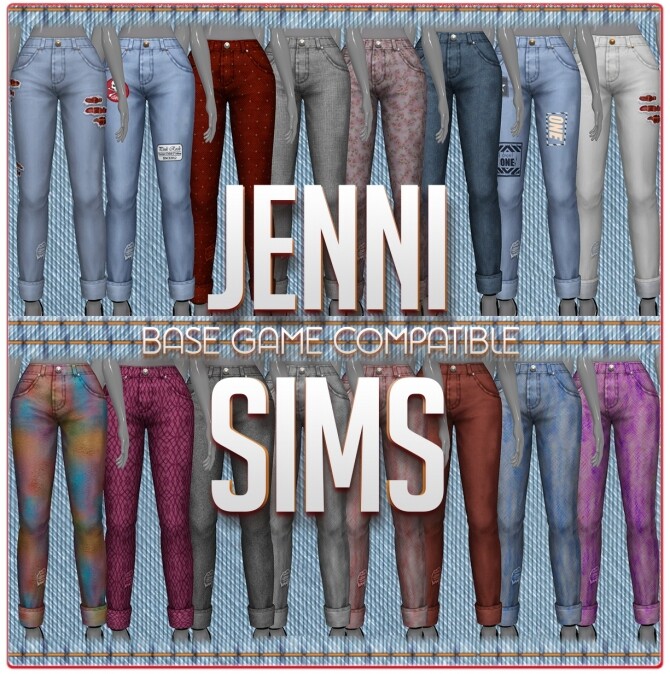 Sims 4 BGC jeans F at Jenni Sims