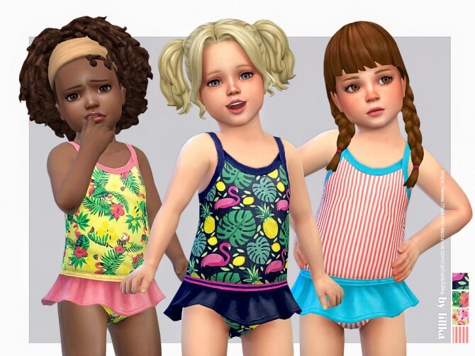 Sims 4 Toddler Swimsuit P10 by lillka at TSR