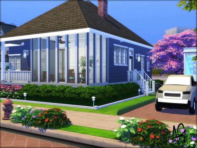 Sims 4 La Petite Cottage by ALGbuilds at TSR