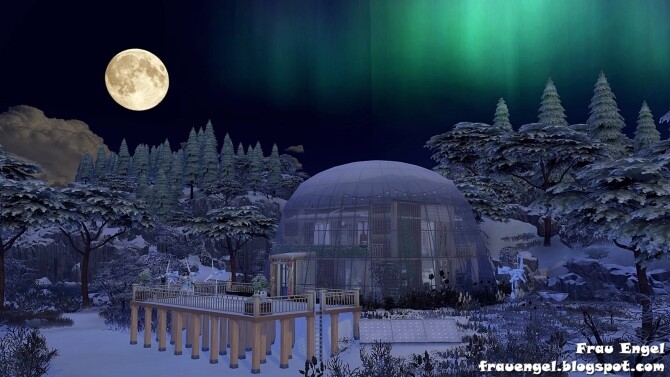 Sims 4 Glass Dome Eco House at Frau Engel