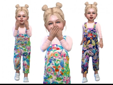 Overall for Toddler Girls 01 by Little Things at TSR