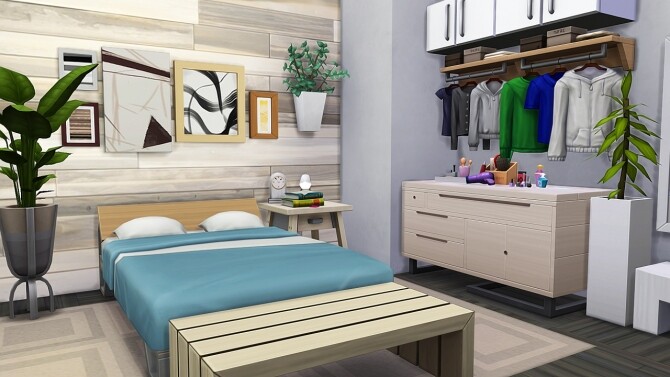 Sims 4 LARGE APARTMENT FOR A BIG FAMILY at Aveline Sims