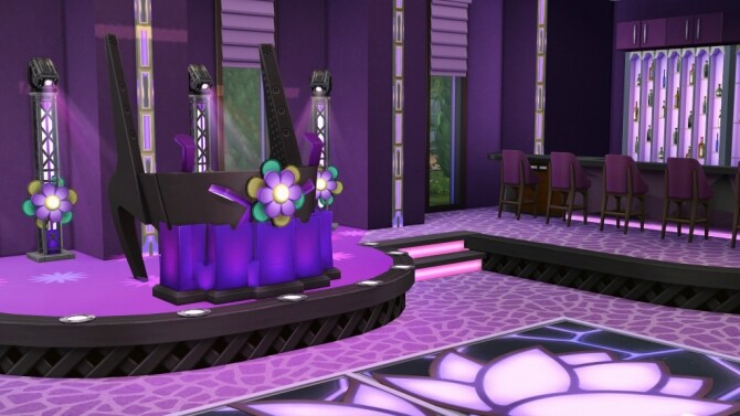 Sims 4 Nightclub Viola by fatalist at ihelensims