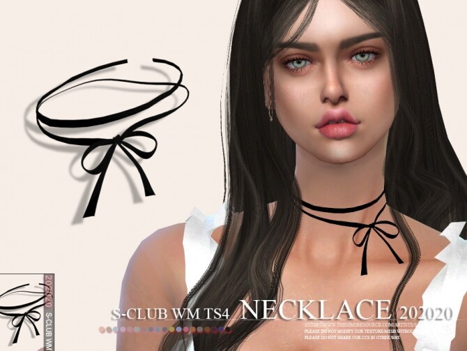 Sims 4 Necklace 202020 by S Club WM at TSR