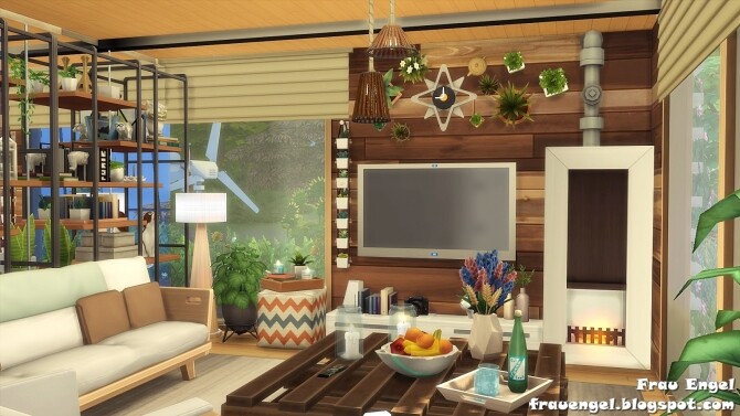 Sims 4 Glass Dome Eco House at Frau Engel