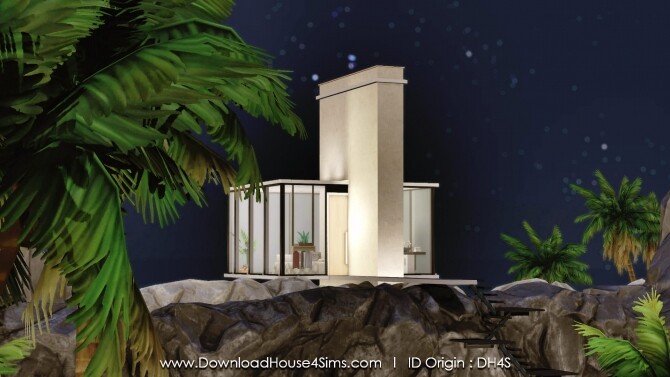 Sims 4 Air Cabin Modern Home at DH4S