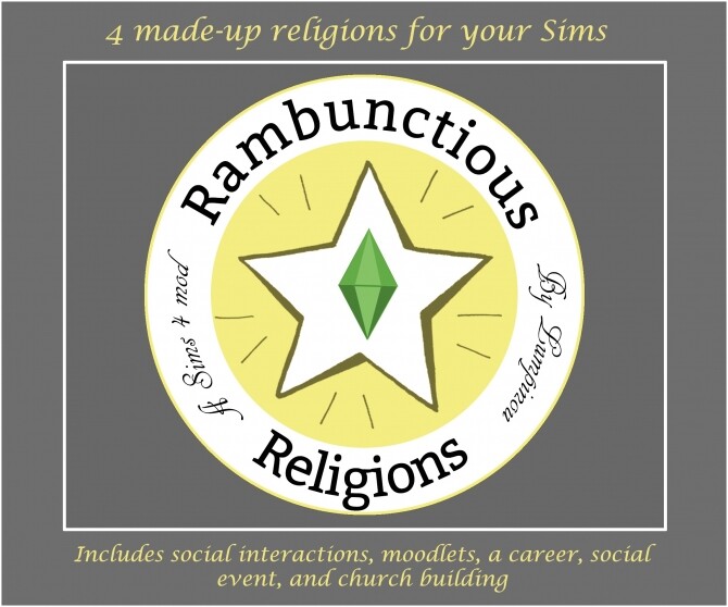 Sims 4 Rambunctious Religions MOD by Lumpinou at Mod The Sims