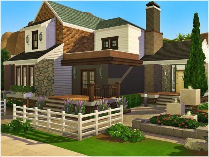 Sims 4 Helena house by Ray Sims at TSR