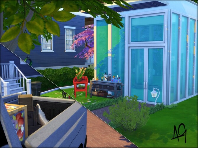 Sims 4 La Petite Cottage by ALGbuilds at TSR