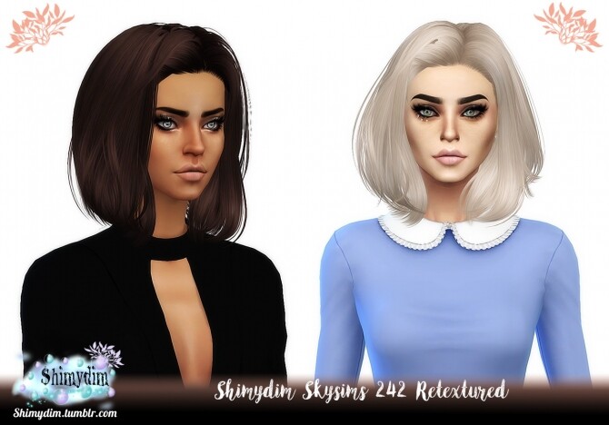 Sims 4 Skysims 242 Hair Retexture Naturals + Unnaturals at Shimydim Sims