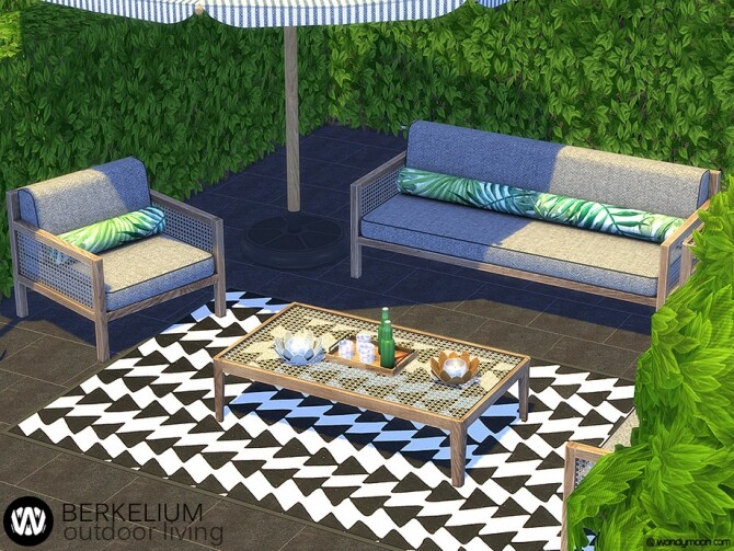 Sims 4 Berkelium Outdoor Living by wondymoon at TSR