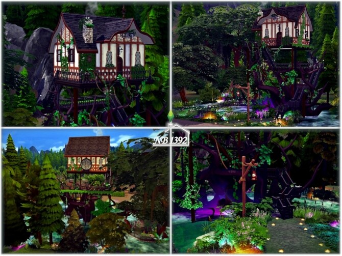 Sims 4 Morganas Hut No CC by nobody1392 at TSR