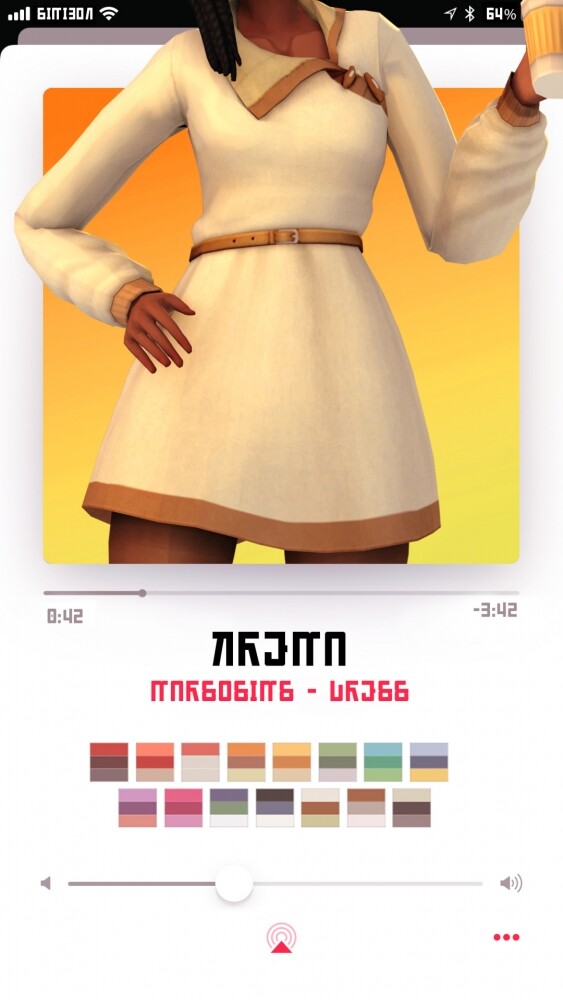 Sims 4 Krema dress at Marso Sims