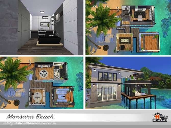 Sims 4 Monsara Beach by autaki at TSR