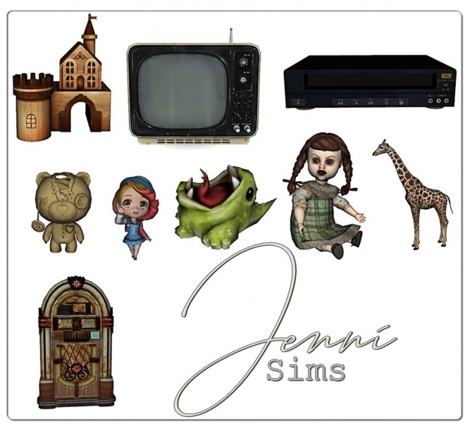 Sims 4 CLUTTER 9 ITEMS at Jenni Sims