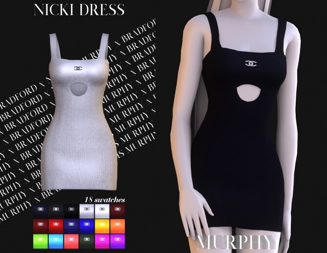 Sims 4 Nicki Dress at MURPHY