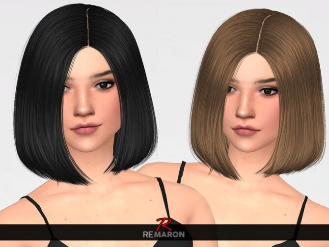 Sims 4 Fleur Hair Retexture by remaron at TSR