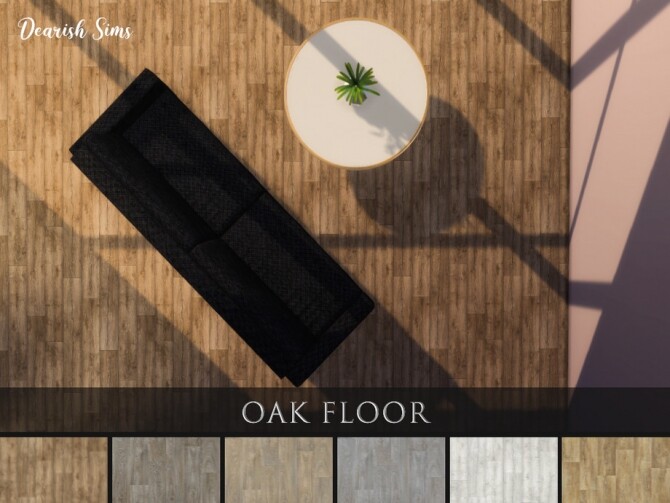 Sims 4 Oak Floor by Dearish at TSR
