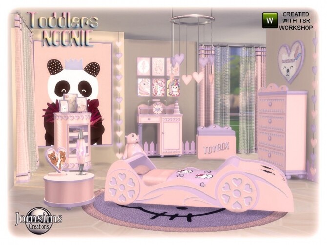 Sims 4 Noonie Toddlers bedroom by jomsims at TSR
