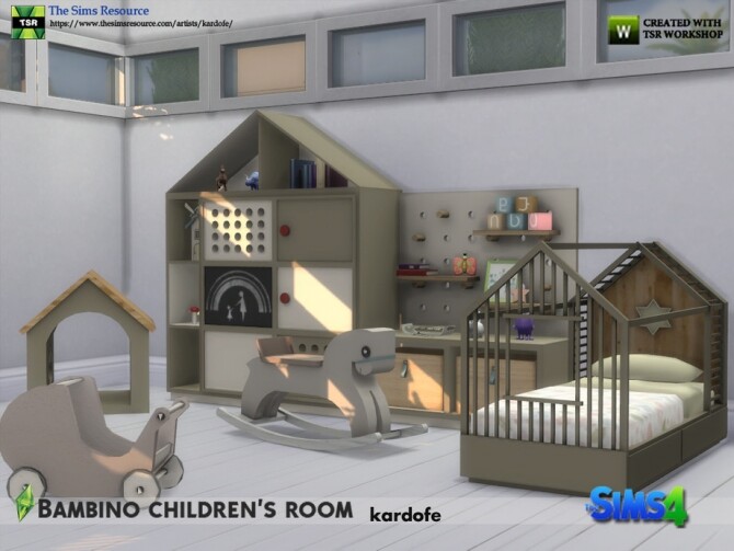 Sims 4 Bambino kids room by kardofe at TSR