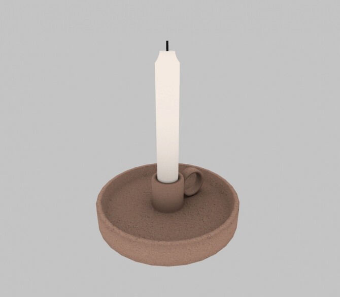 Sims 4 Raw Candle Holder at Heurrs