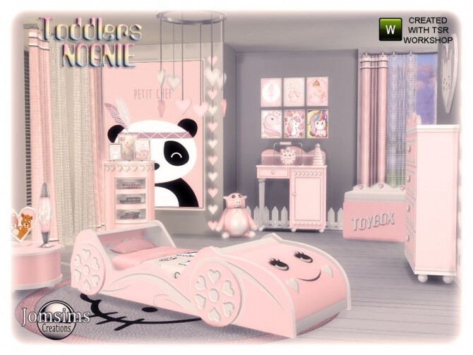 Sims 4 Noonie Toddlers bedroom by jomsims at TSR