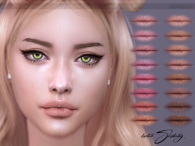 Sims 4 Simplicity Lipstick by ANGISSI at TSR