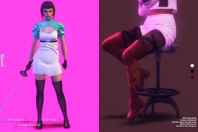 Sims 4 Cyberpunk Collection PART2 at SERENITY