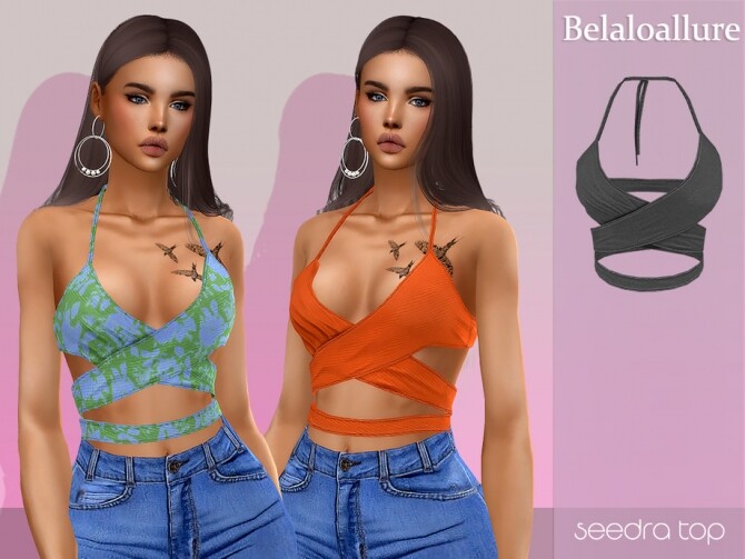 Sims 4 Seedra top by belal1997 at TSR
