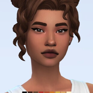 Skysims Hair 111 Retexture At Nessa Sims » Sims 4 Updates