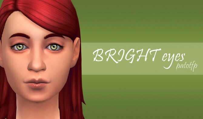 Sims 4 BRIGHT eyes by PatoTFP at Mod The Sims