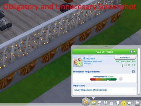 Increased Fame from Working Non-Actor jobs by wildride at Mod The Sims