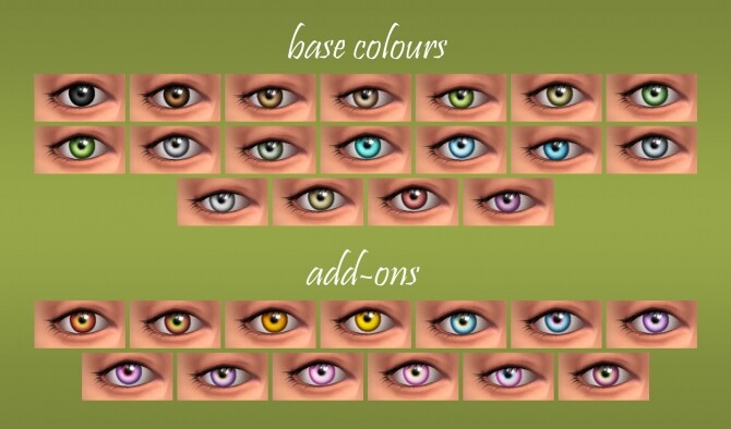 Sims 4 BRIGHT eyes by PatoTFP at Mod The Sims