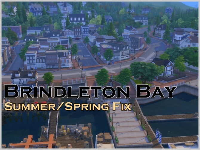 Sims 4 Brindleton Bay Summer/Base Cats and Dogs/Spring Fix by bassoon crazy at Mod The Sims
