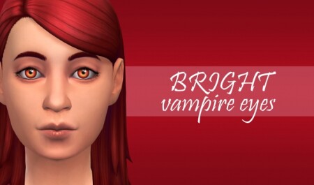 BRIGHT eyes for vampires by PatoTFP at Mod The Sims