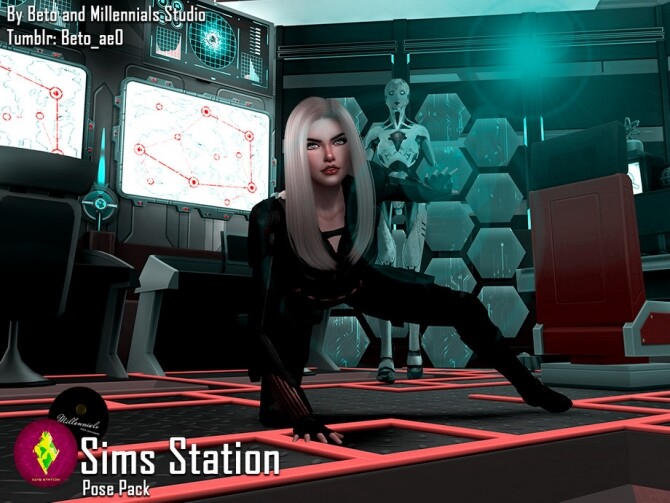 Sims 4 Sims Station Pose pack by Beto ae0 at TSR