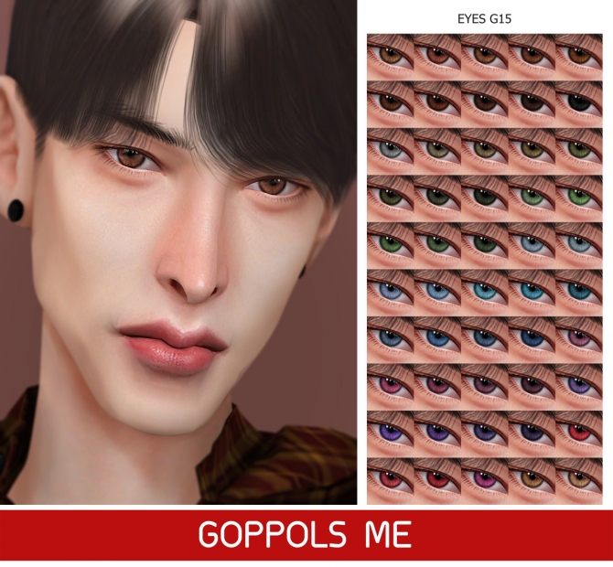 GPME-GOLD Eyes G15 at GOPPOLS Me » Sims 4 Updates