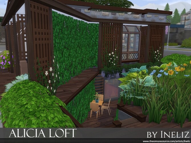 Sims 4 Alicia Loft by Ineliz at TSR