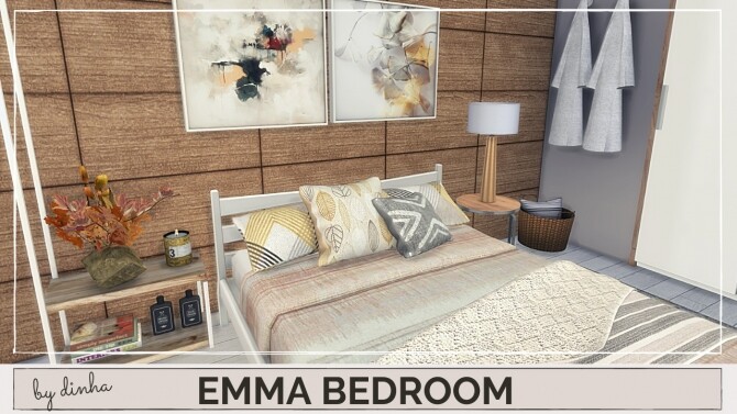 EMMA BEDROOM at Dinha Gamer » Sims 4 Updates