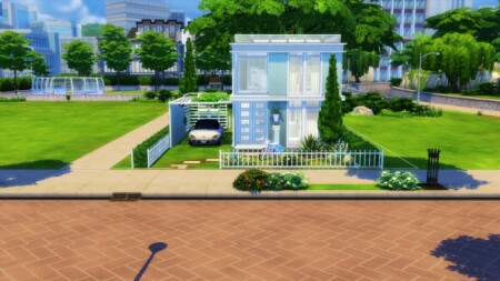 Peacemaker’s Modern Home by simbunnyRT at Mod The Sims