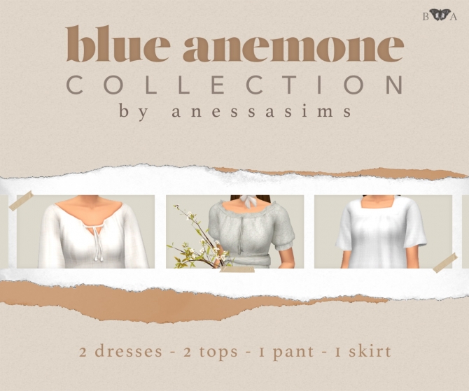 blue anemone clothes