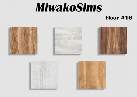 Collection #16 floor at MiwakoSims