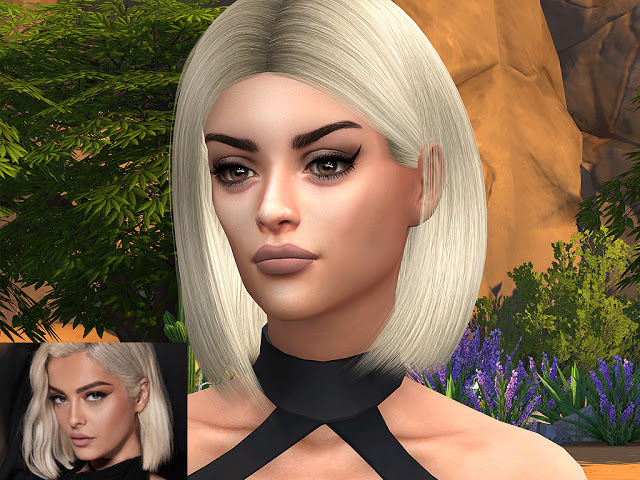 Sims 4 Bebe Rexha at MSQ Sims
