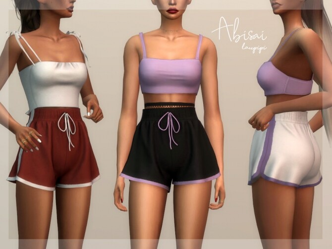 Sims 4 Abisai Shorts by laupipi at TSR