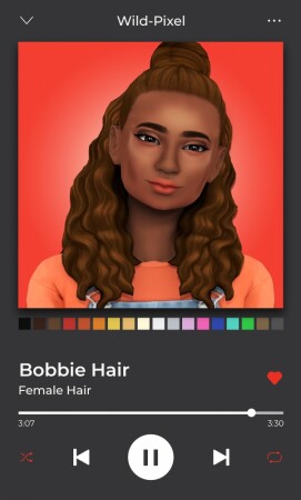 BOBBIE HAIR at Wild-Pixel