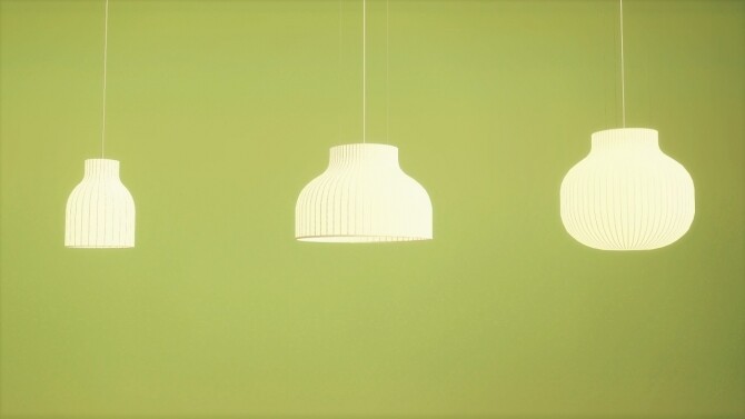 Sims 4 Strand Pendant Lamp Collection at Meinkatz Creations