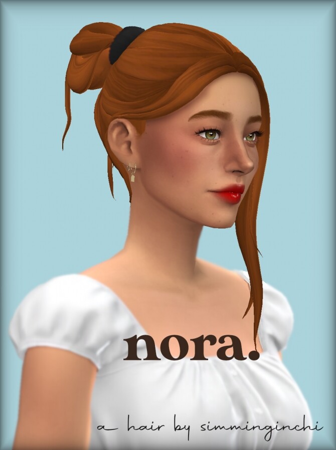 Sims 4 Nora hair at Simminginchi
